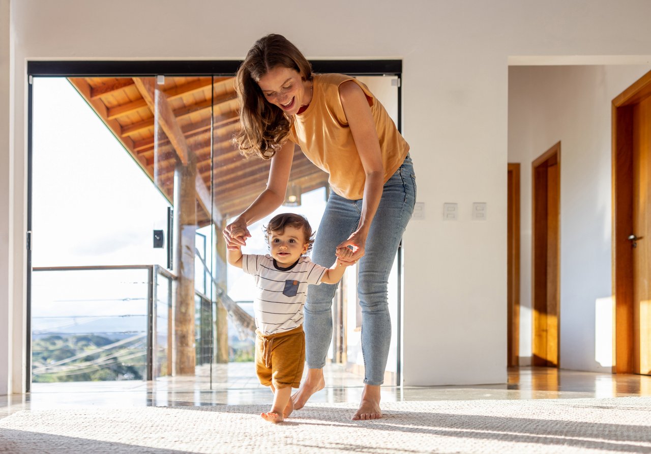 Toddler walking