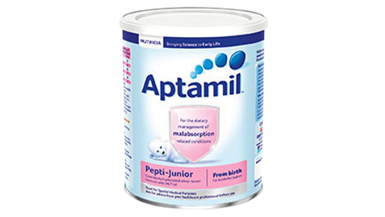 Nutricia Cow's Milk Allergy Product Aptamil Pepti