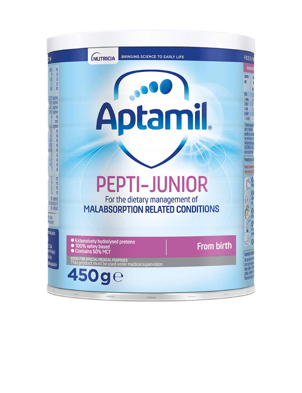 Aptamil Pepti-Junior 450g tin