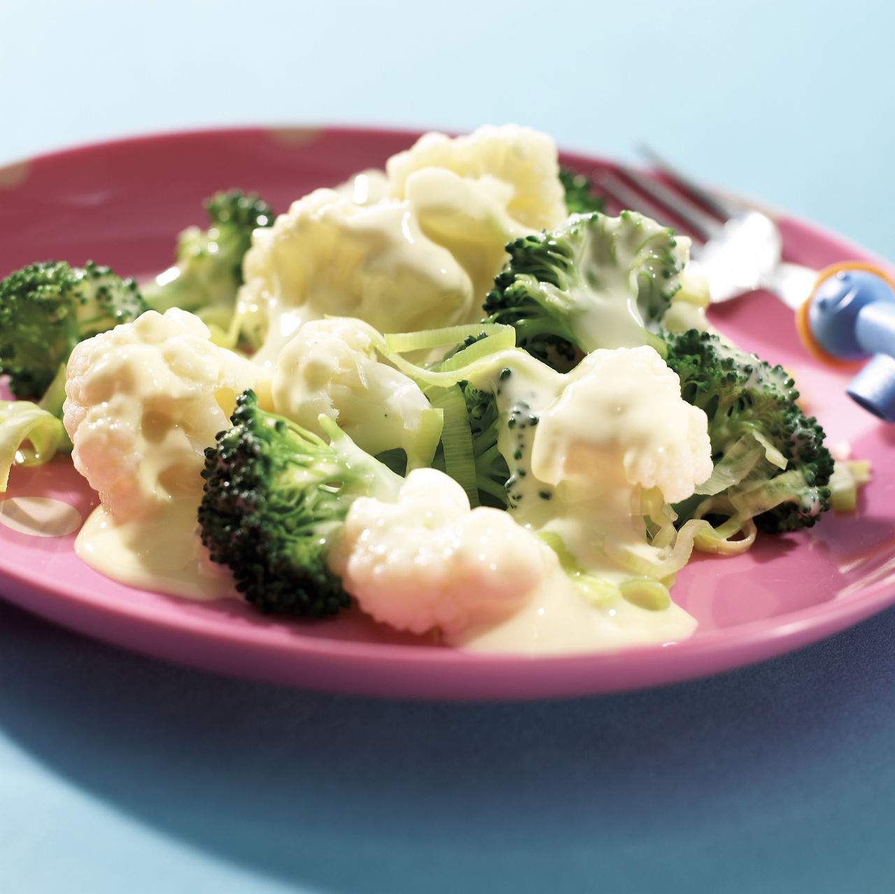 Leek, broccoli and cauliflower cheese with Aptamil Pepti