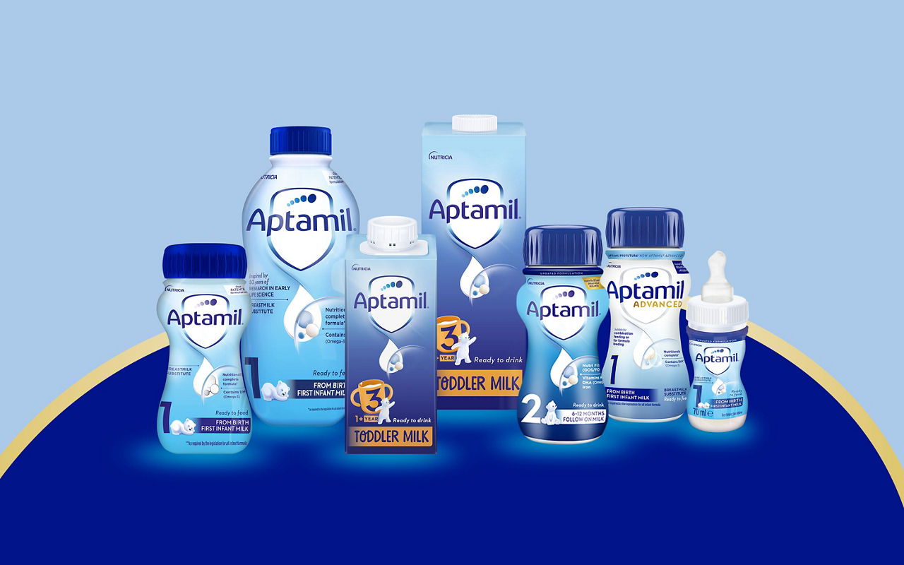 Aptamil Liquid Total Range