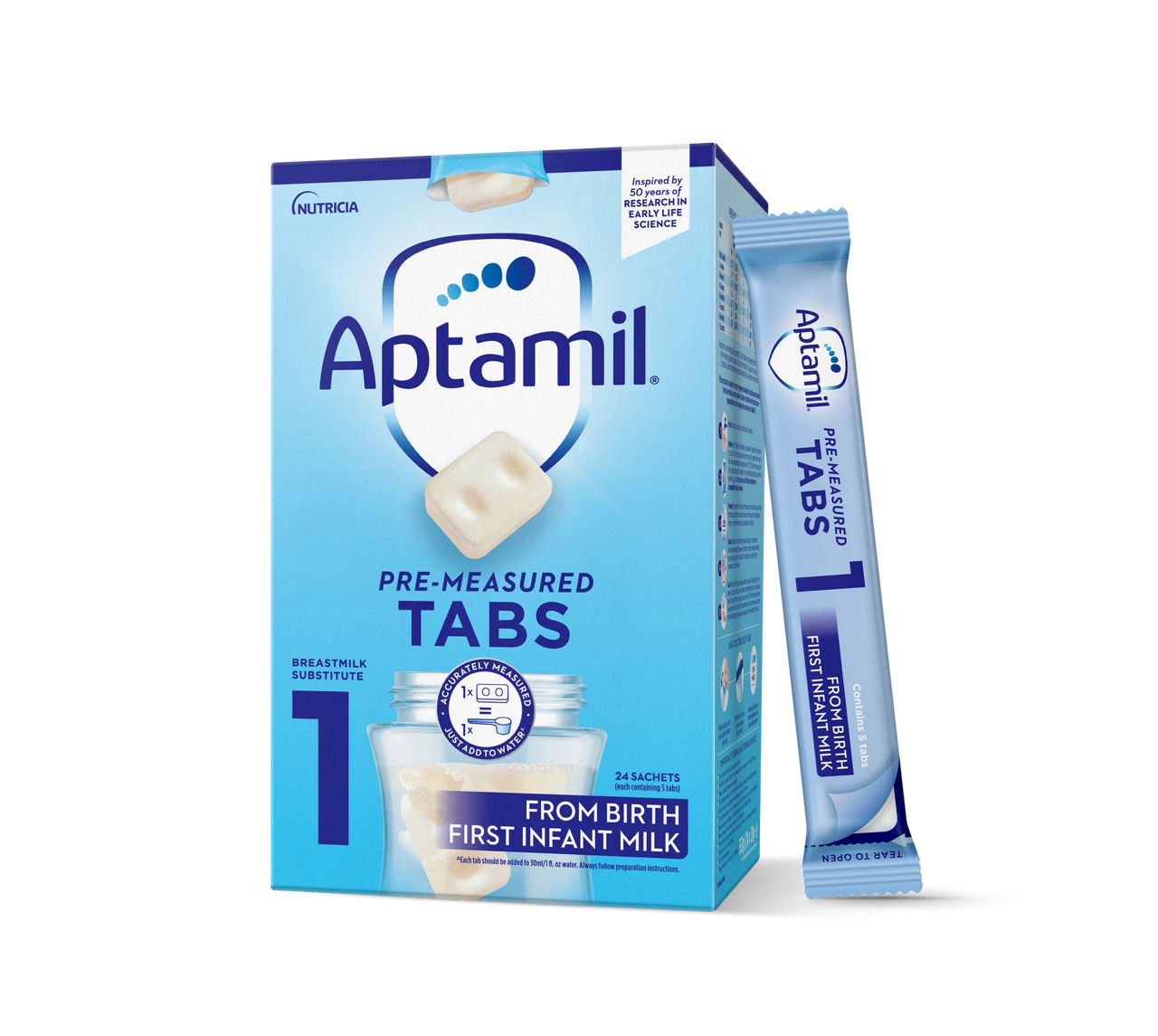 Aptamil pre-measured tabs - Questions and answers for healthcare