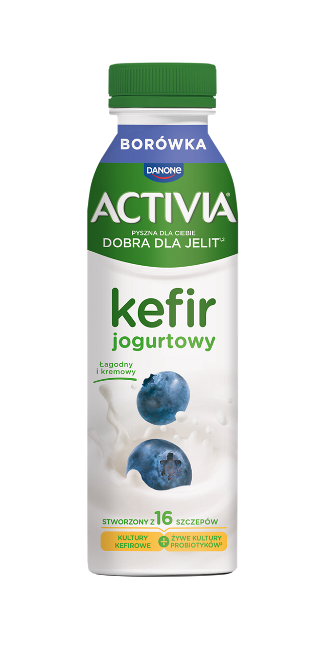 Kefir Jogurtowy u smaku borówki