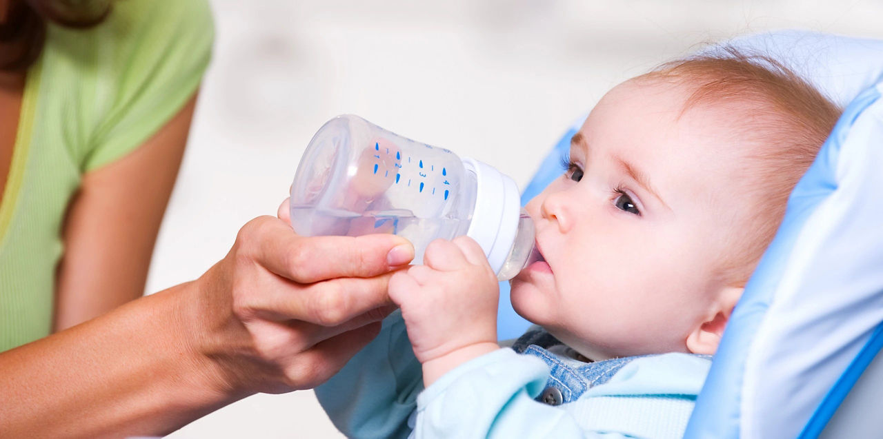 What bottled water is store best for baby formula