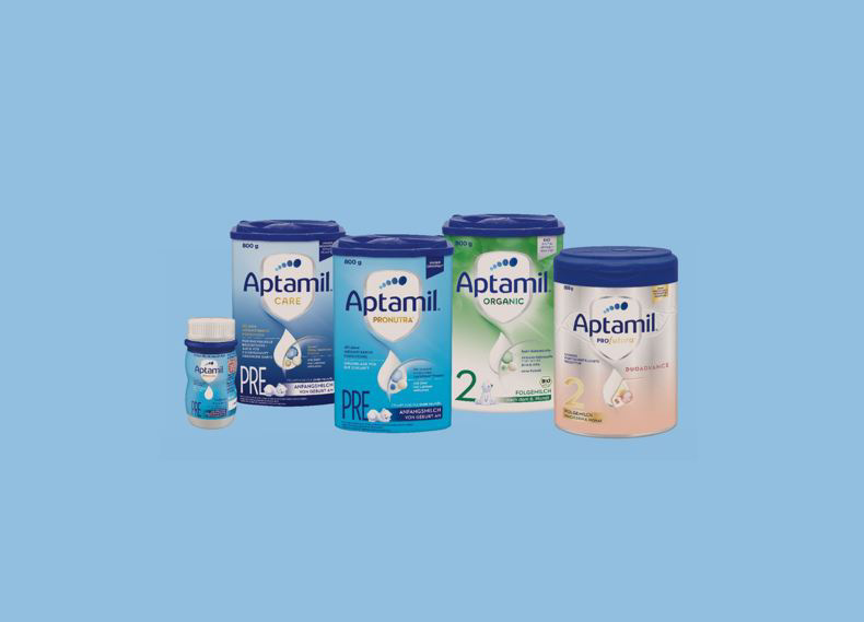 Aptamil Produkt Range