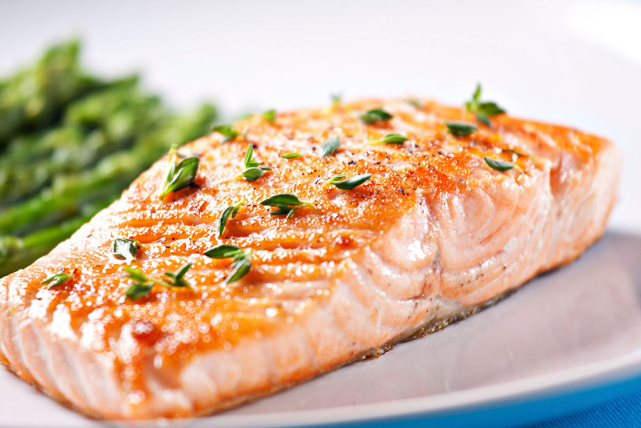 baked salmon fillet