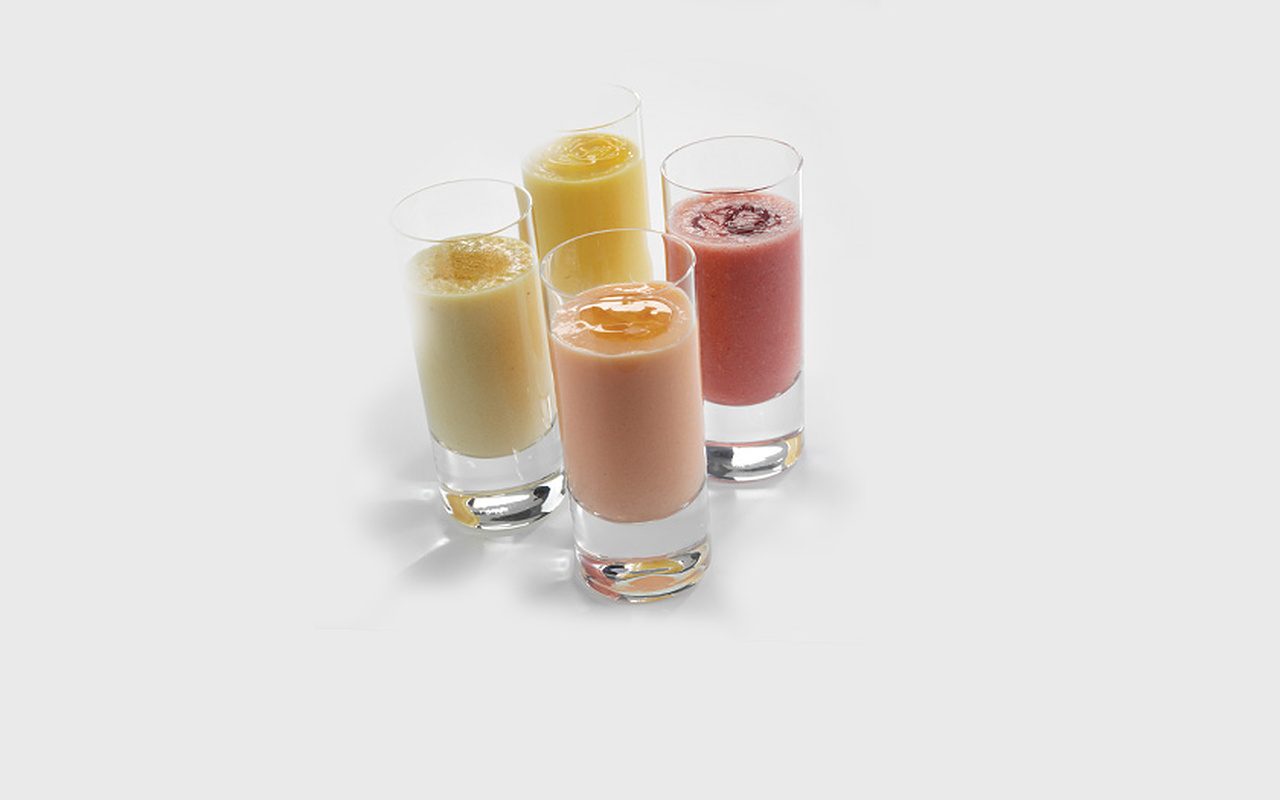 Nutilis Clear banana orange and ginger smoothie recipe image