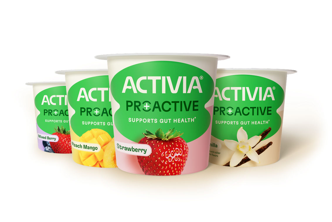 Activia® Proactive Probiotic Yogurt with Prebiotic Fiber