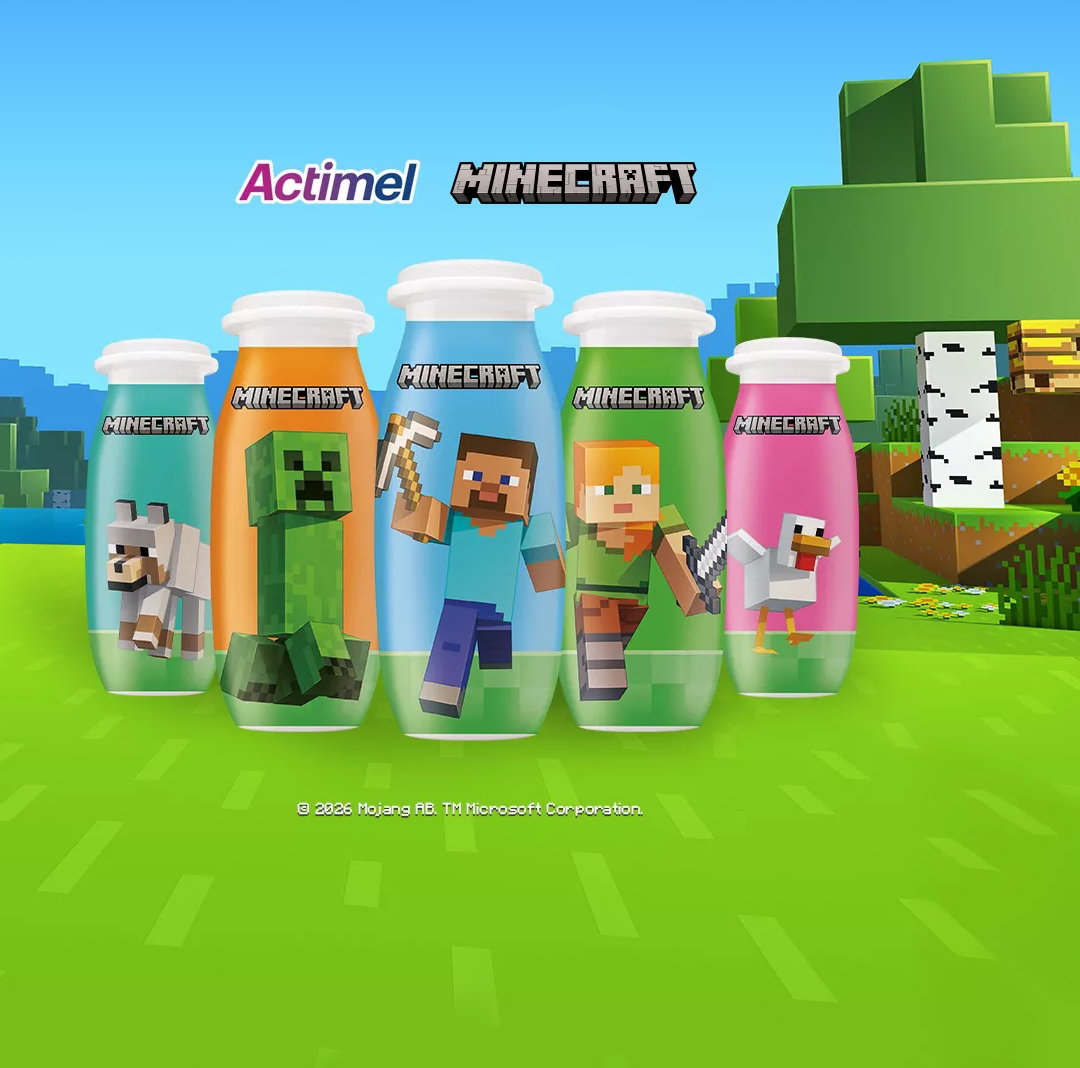 Actimel Minecraft Kids
