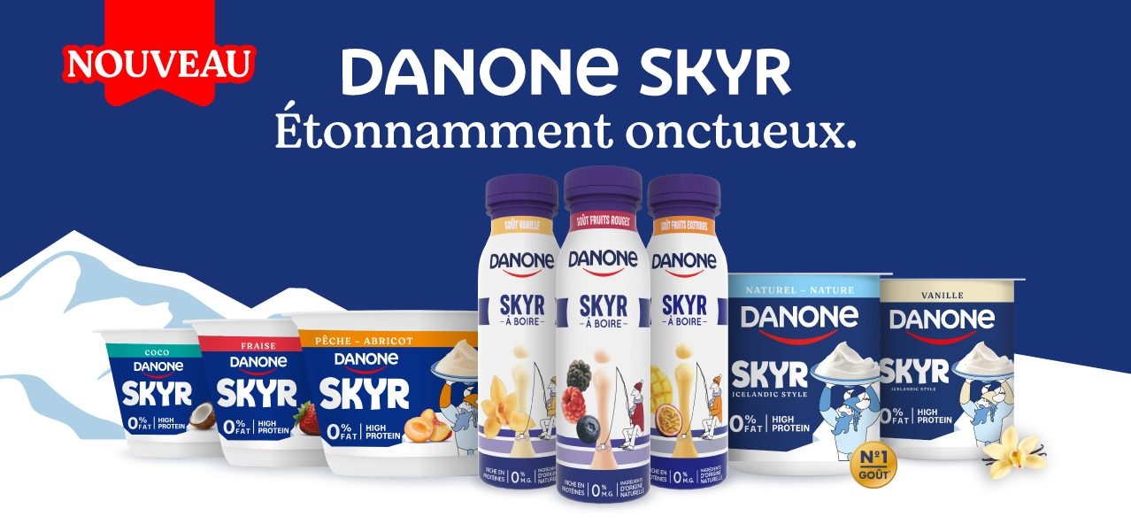 Danone Skyr Belgique banner