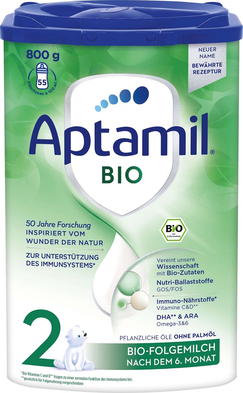 Aptamil Bio Folgemilch 2 Produktabbildung