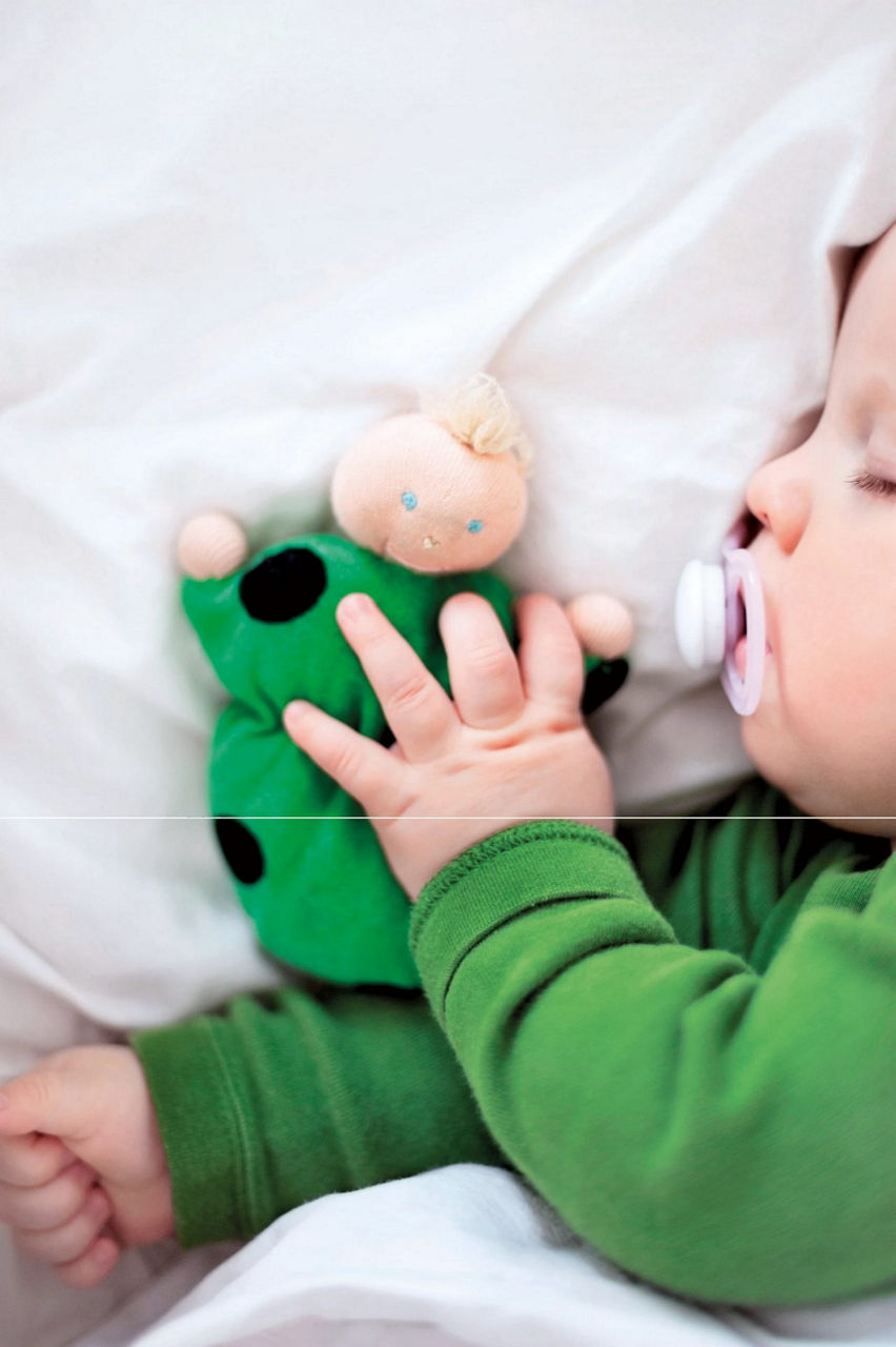 Baby brings back milk after a feed