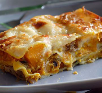 Butternut squash lasagne