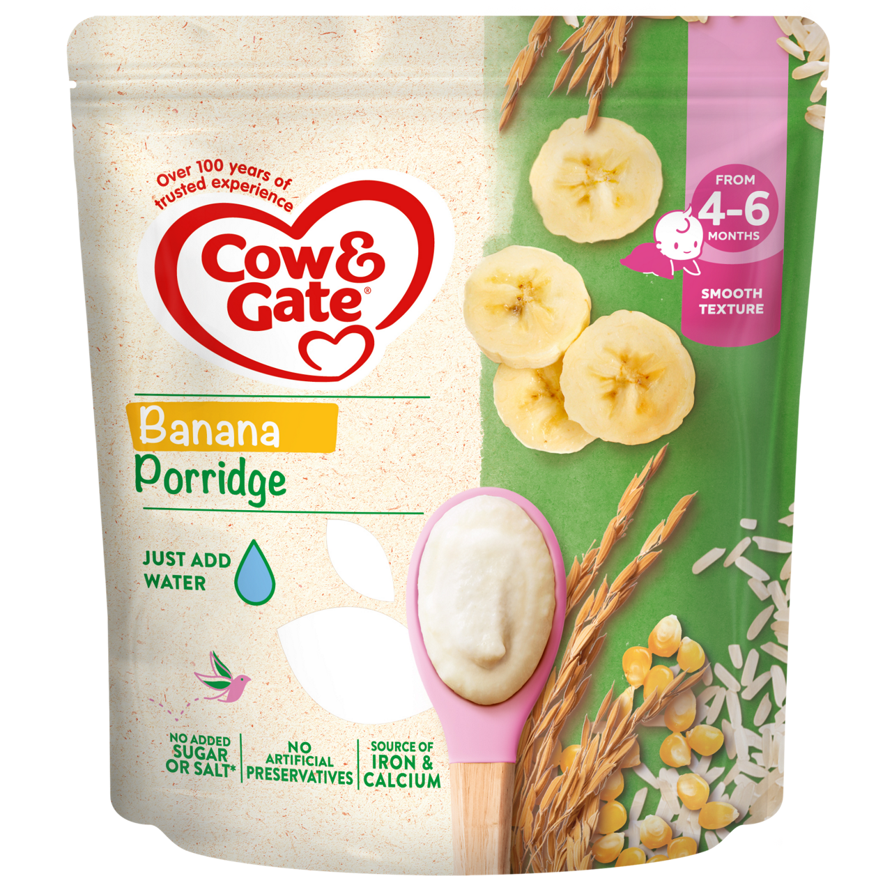 C&G Banana Porridge 4-6m - front