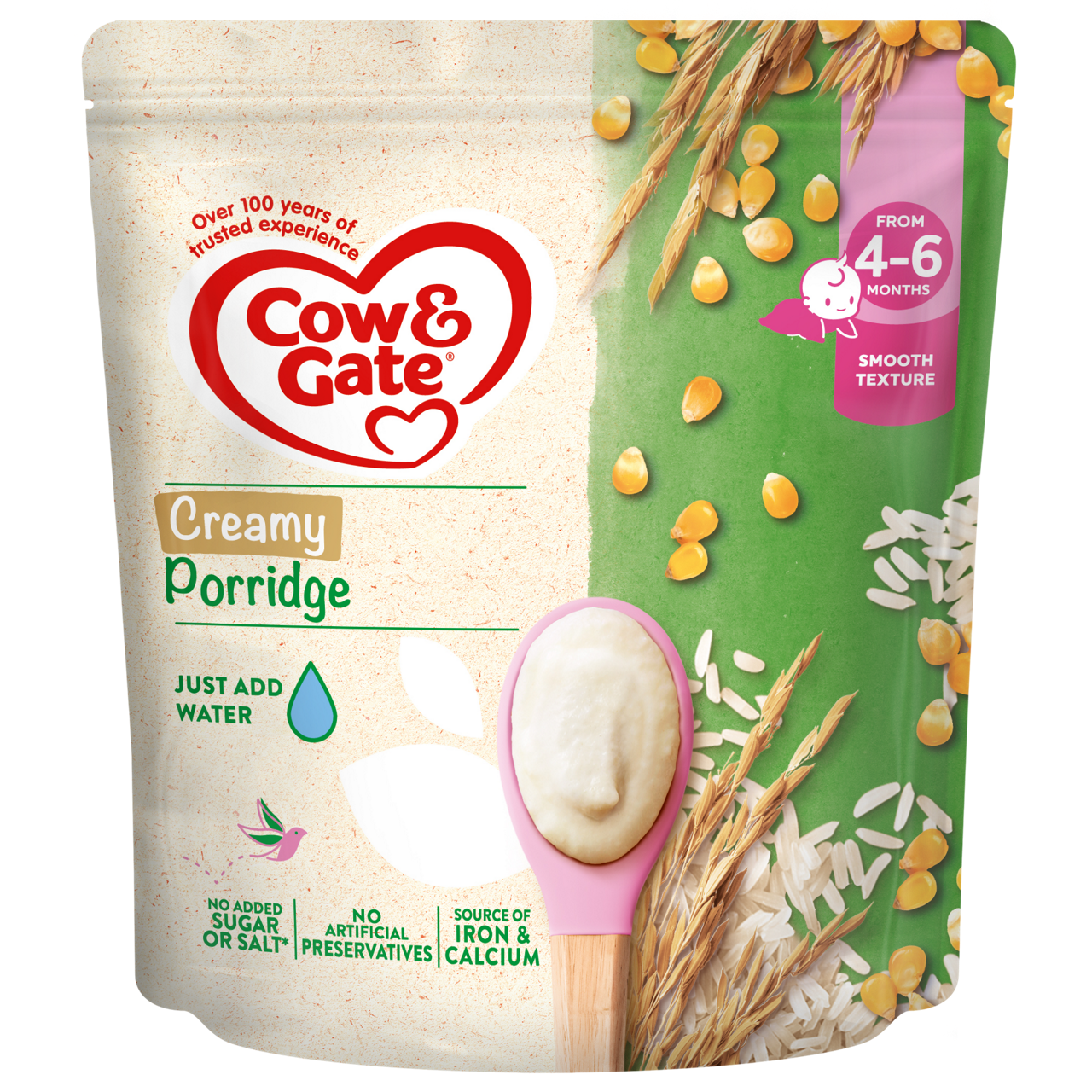 C&G Creamy Porridge 4-6m - front