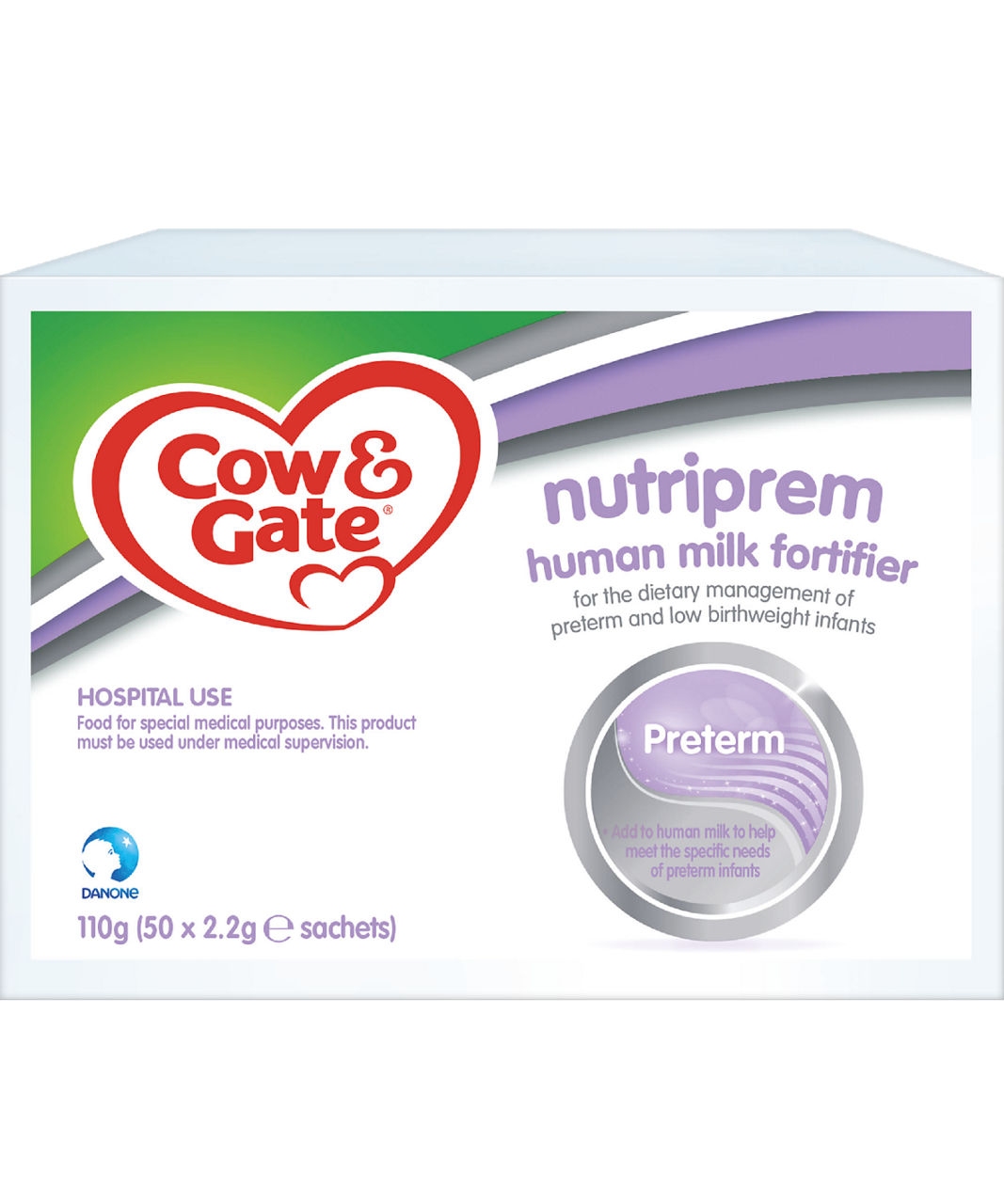 Nutriprem Human Milk Fortifier Sachets 50x2.2g  												