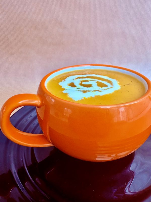 Carrot and pumpkin soup