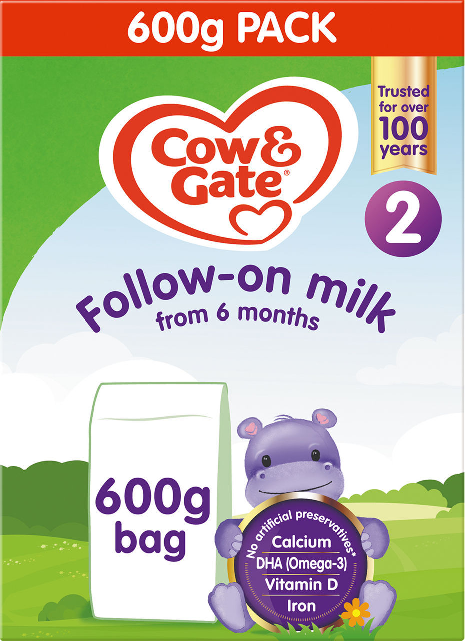 Cow and gate hot sale follow on milk