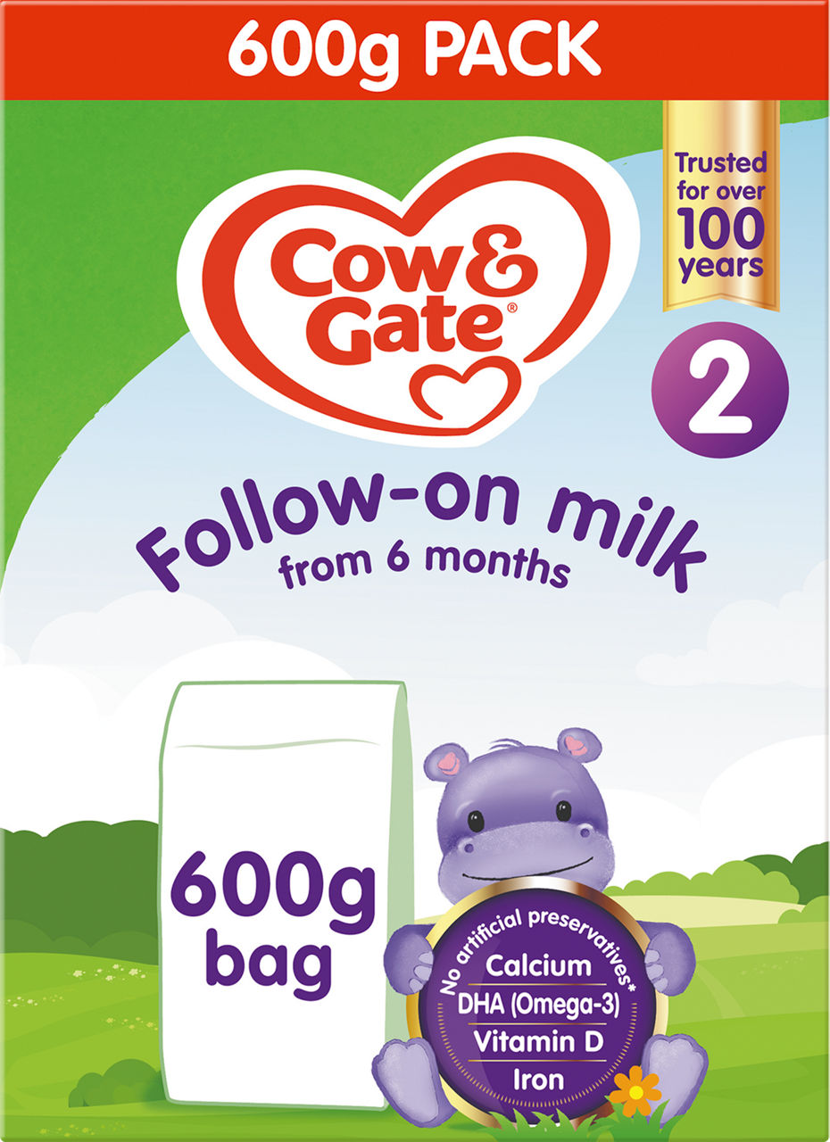 Cow & Gate Follow On Milk 600g 		