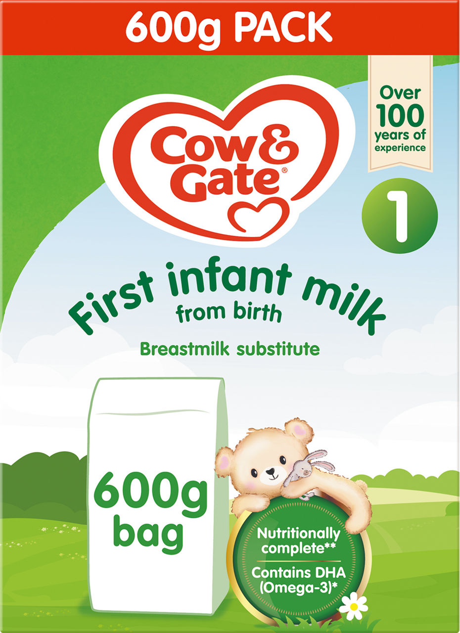 Cow & Gate First Infant Milk 600g 		