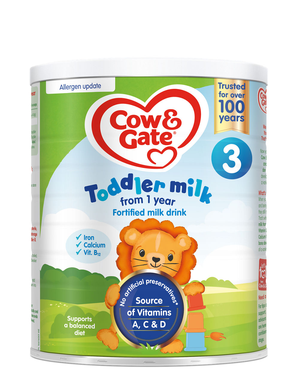 Cow and gate milk hot sale 3