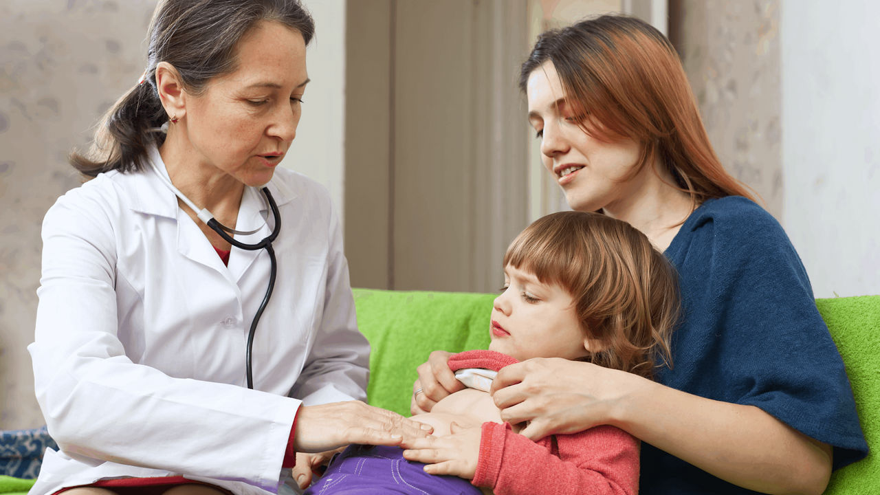 child-girl-female-doctor-check-up-with-mum