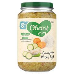 Olvarit Courgette Witvis Rijst