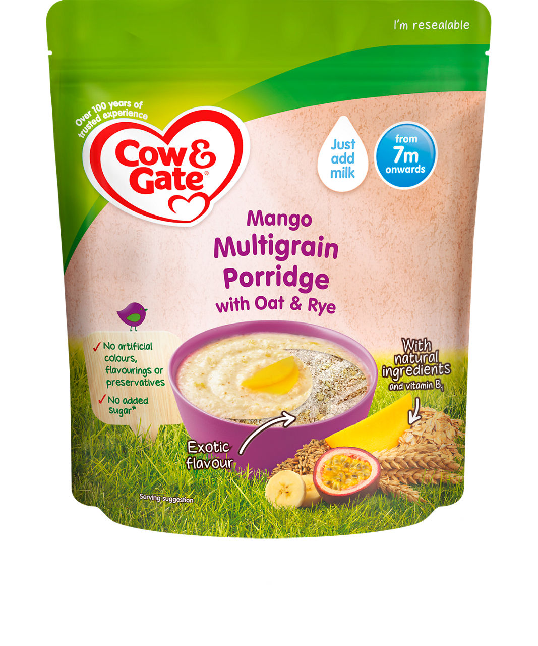 Cow and gate hot sale porridge 4 months