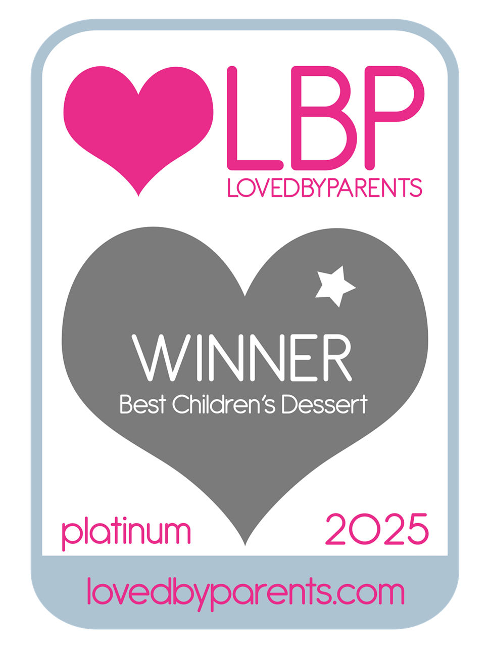 award icon for best childrens dessert