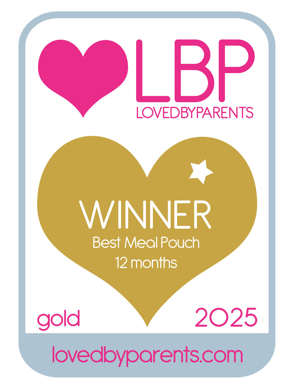 award icon for best meal pouch