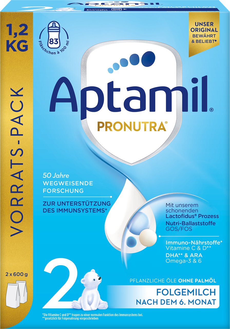 APTAMIL PRONUTRA 2 1200g 1,2kg DA 1222