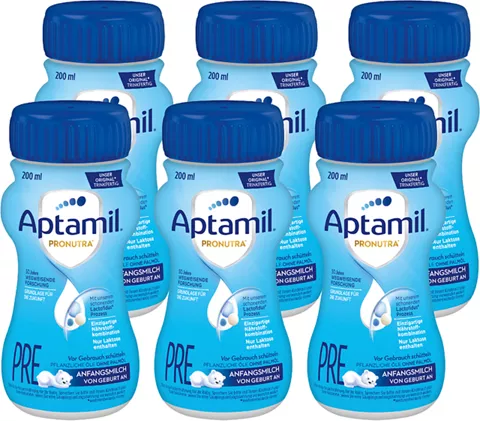 【未使用、新品】Aptamil プロフューチャー PRE 3缶セット Aptamil Pronutra-ADVANCE Pre Anfangsmilch trinkfertig (200ml)