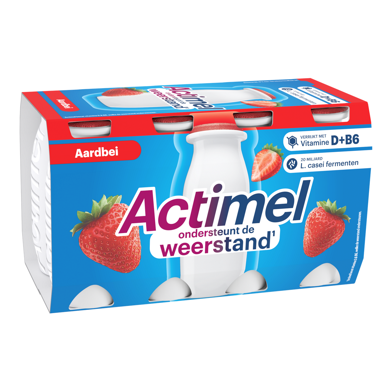 Actimel Strawberry Packshot