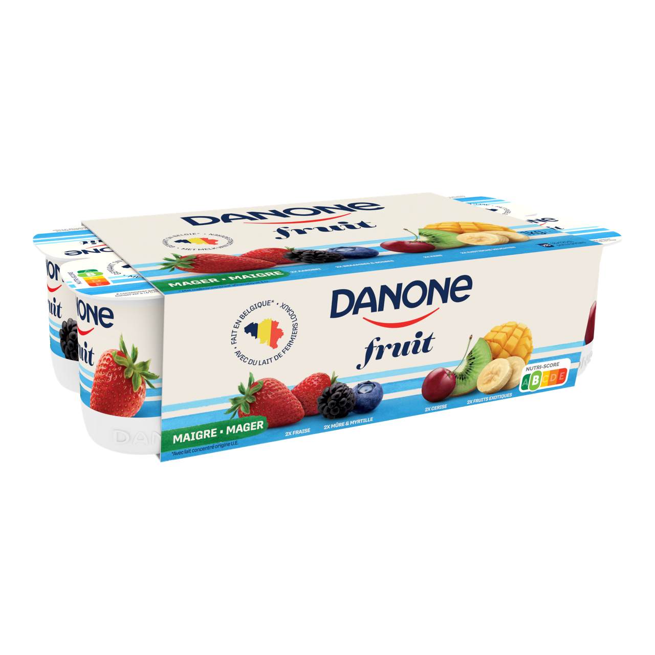 Danone Fruit - Perzik Aardbei Kers Bosbes