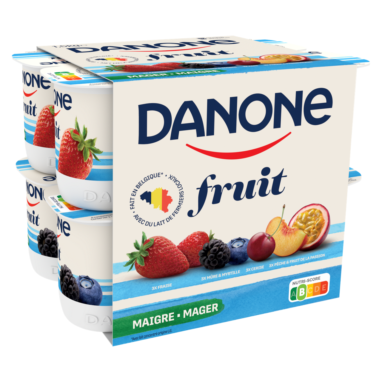 Danone Fruit - Perzik Aardbei Kers Bosbes