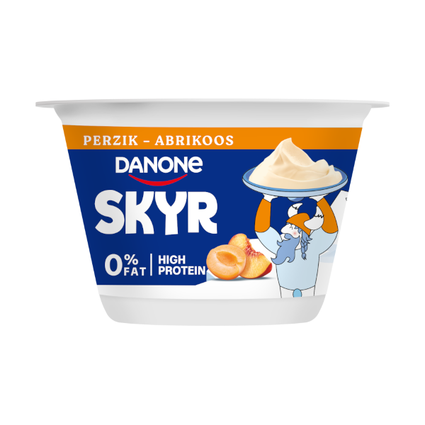 Danone Skyr perzik packshot