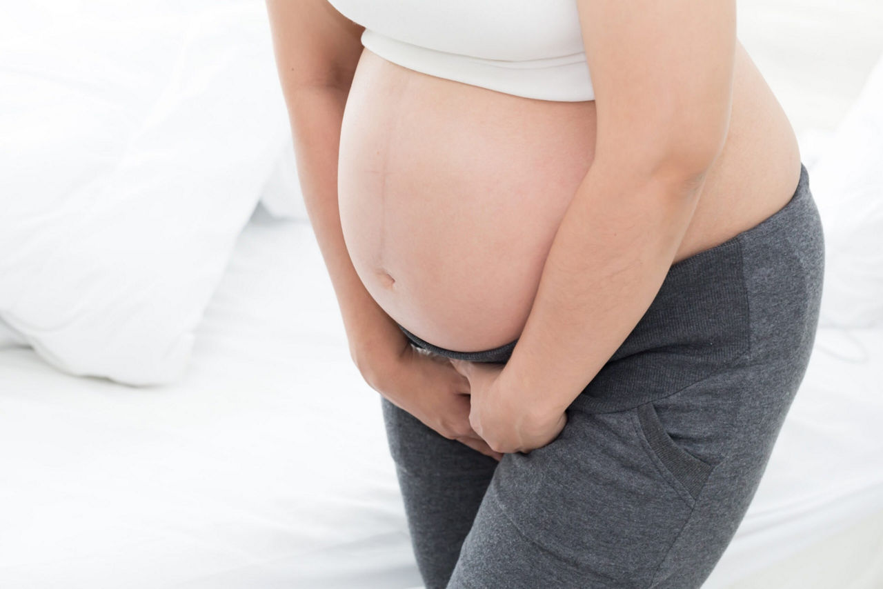 Mẹ bầu có cảm giác áp lực dữ dội ở vùng chậu khi sắp sinh