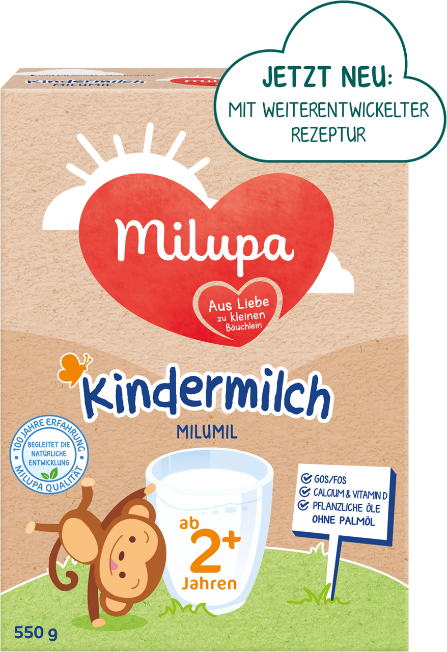 Kindermilch Milumil Pulverform 2 mit Wolke Jetzt Neu