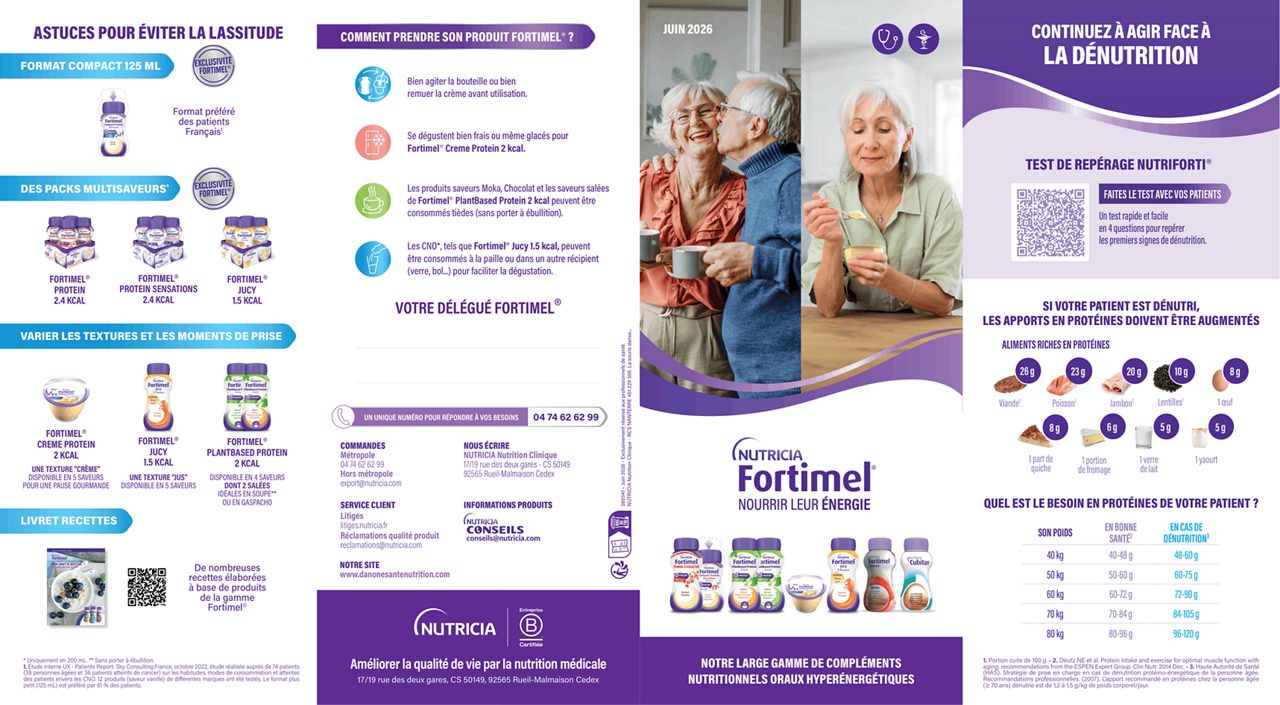Dépliant Gamme Fortimel