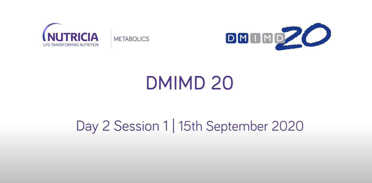 Save & Close  DMIMD 2020 - Day 2 Session 1