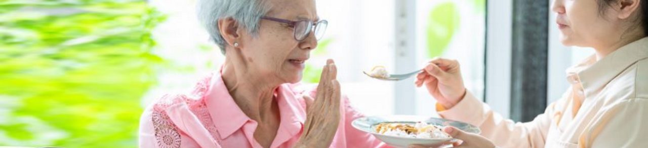 woman being fed