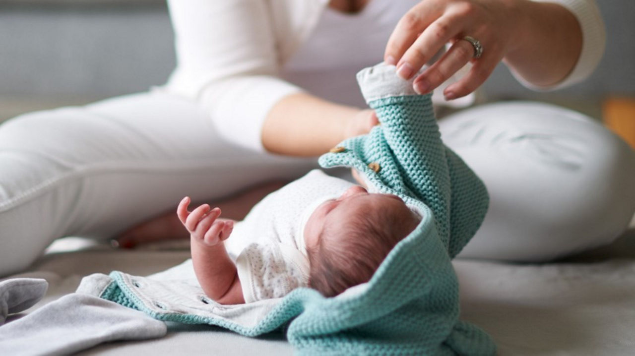 dressing your newborn