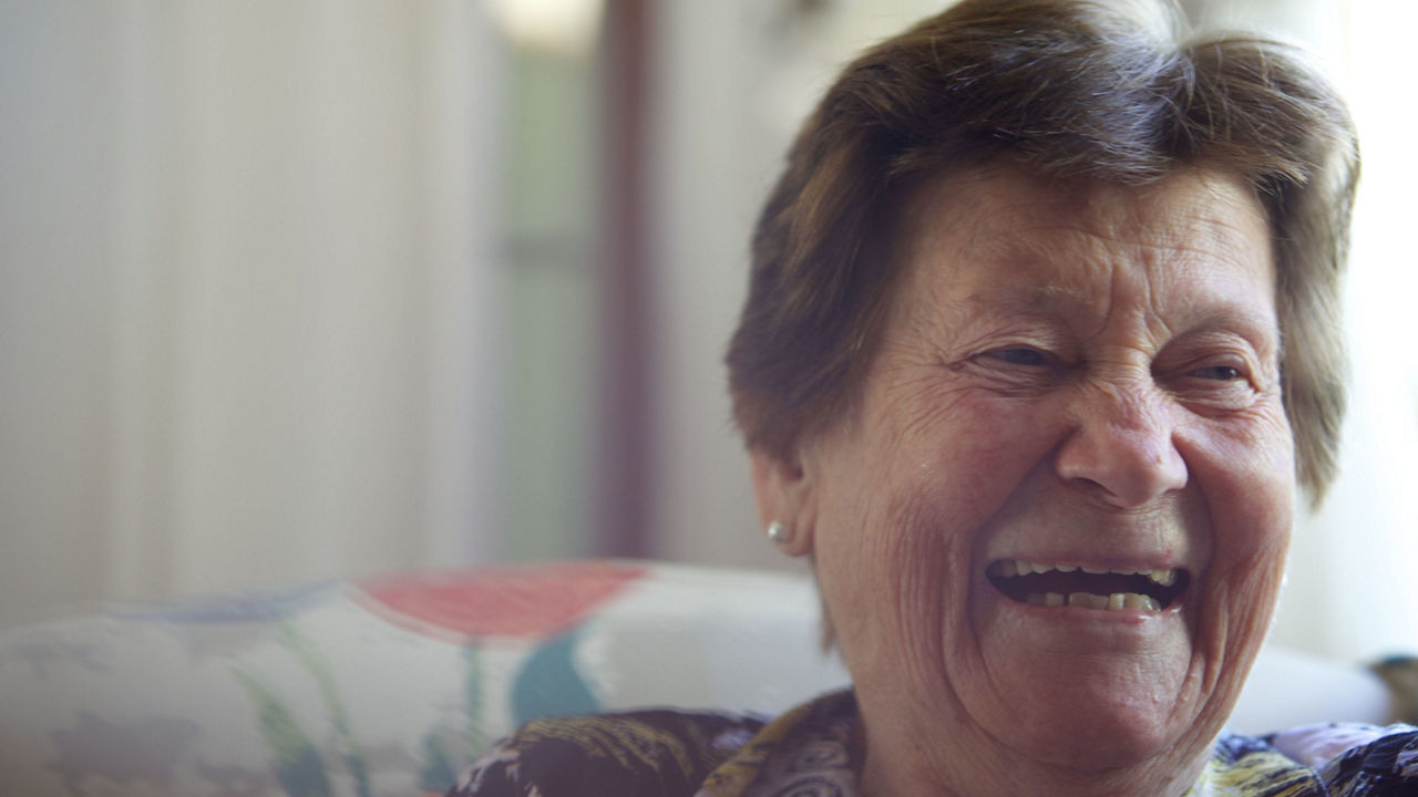 Early Alzheimer’s Disease - Elderly woman laughing