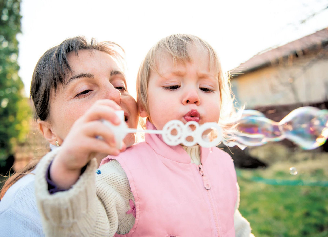 Blowing bubbles