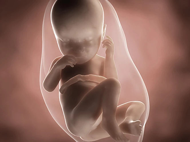 Mum to be holding glass of water 