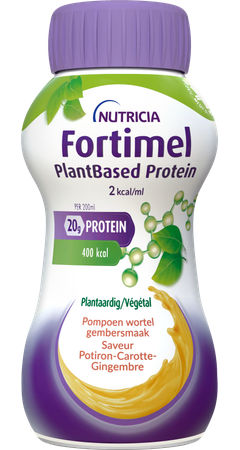 FORTIMEL PLANTBASED PROTEIN 2KCAL - POMPOEN-WORTEL-GEMBER  200ML
