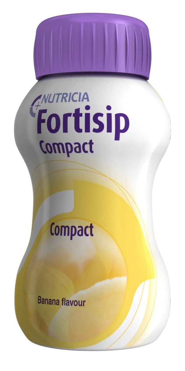 Fortisip Compact banana 125ml bottle packshot