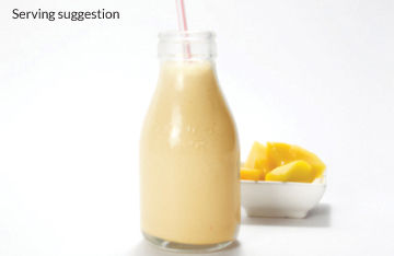 Peach and mango smoothie