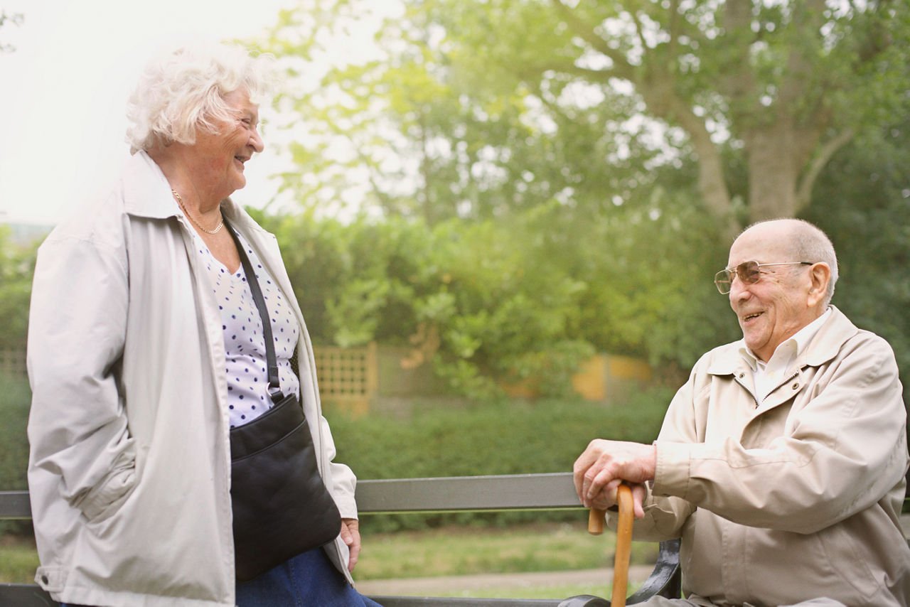 UK. interview in home with elderly couple. Ron has COPD. Patient takes Fortimel