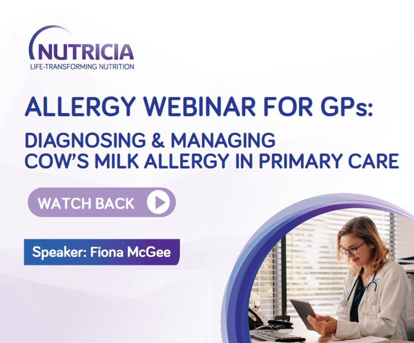 Allergy webinar for GPs poster
